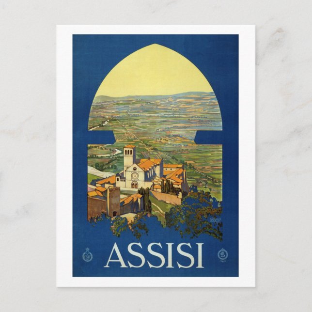 Postal Assisi (Anverso)