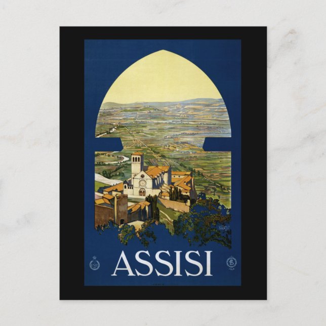 Postal Assisi (Anverso)