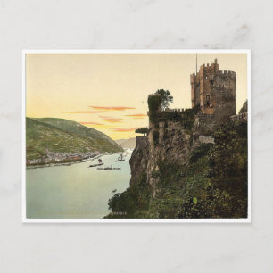 Postal Assmannshausen y Rheinstein, Rin, Alemania
