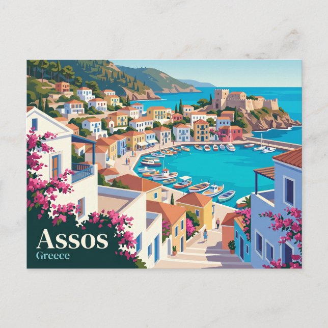Postal Assos Grecia (Anverso)