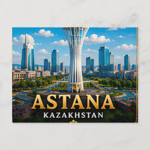 Postal Astana Kazajistán Capital Moderna de la Estepa 📍