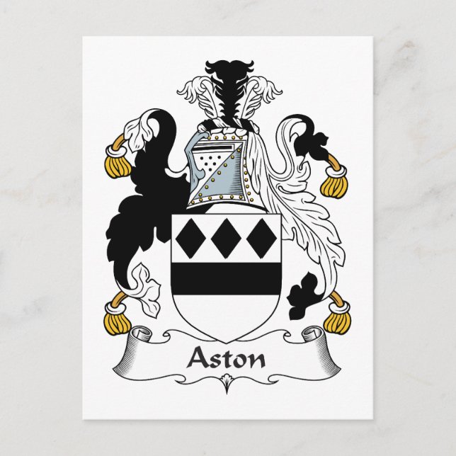 Postal Aston Family Crest (Anverso)