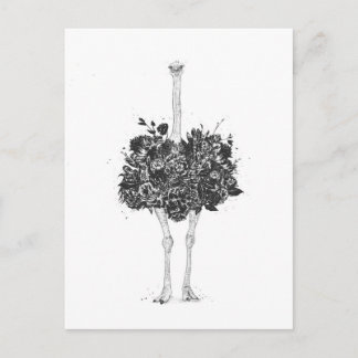 Postal Astrato floral