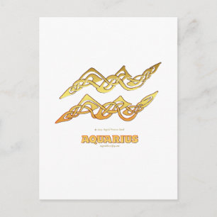 Postal Astrocelt Series Aquarius