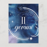 Astrología acuarela - Gemini