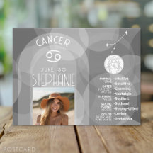 Astrología Cáncer Signo Zodiacal Foto Cumpleaños P