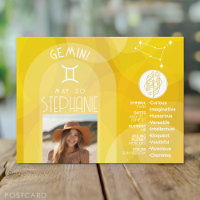 Astrología Signo Zodiacal Géminis Foto Personaliza