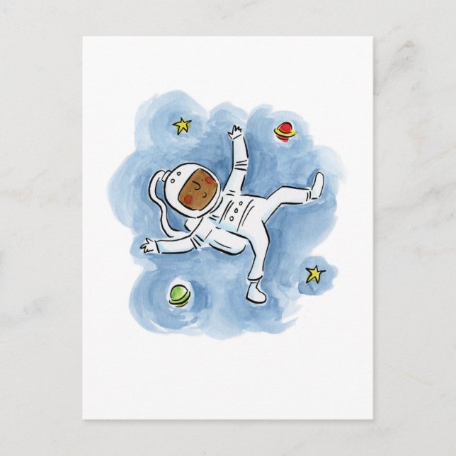 Postal Astronauta (Anverso)