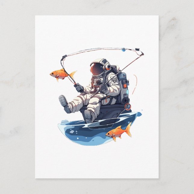 Postal astronauta (Anverso)