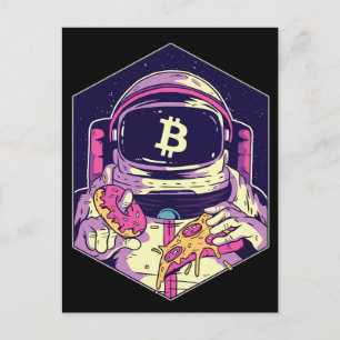 Postal Astronauta BITCOIN-Crypto