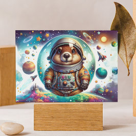 Postal Astronauta Groundhog