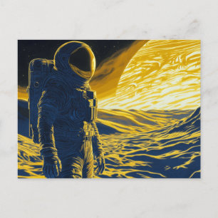 Postal Astronauta Mujer
