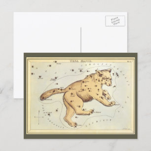 Postal Astronomía de época, Constelación de Ursa Mayor, O