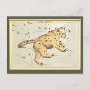 Postal Astronomía de época, Constelación de Ursa Mayor, O