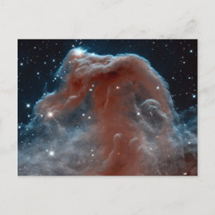 Postal Astronomía espacial de la nebulosa Cabeza de Cabal