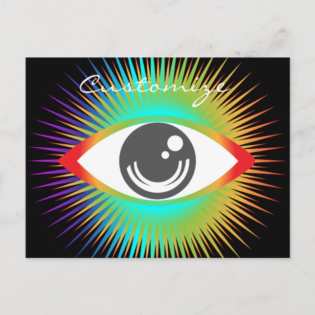 Postal Astuto de ver a Alien Eye Thunder_Cove (Anverso)