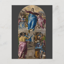 Postal Asumir la Virgen por El Greco