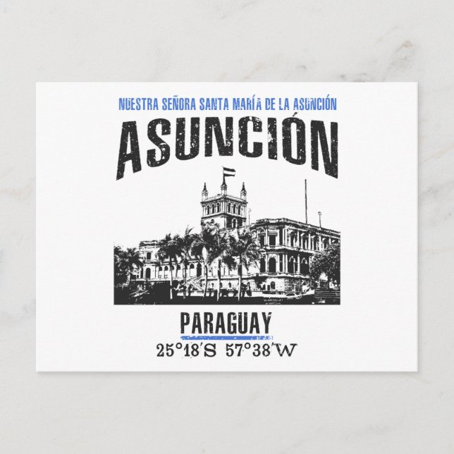 Postal Asunción (Anverso)