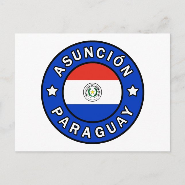 Postal Asunción Paraguay (Anverso)