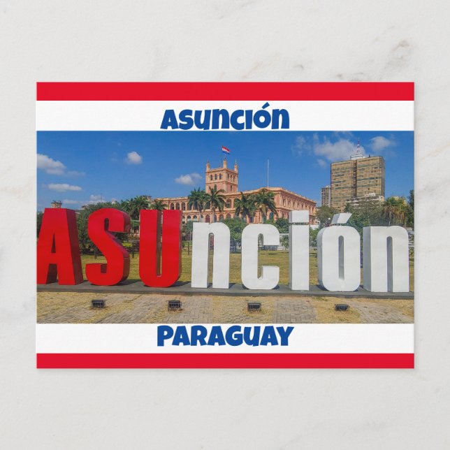 Postal Asunción, Paraguay (Anverso)