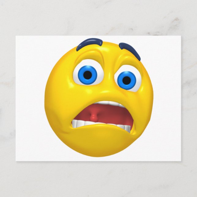 Postal asustado (Anverso)