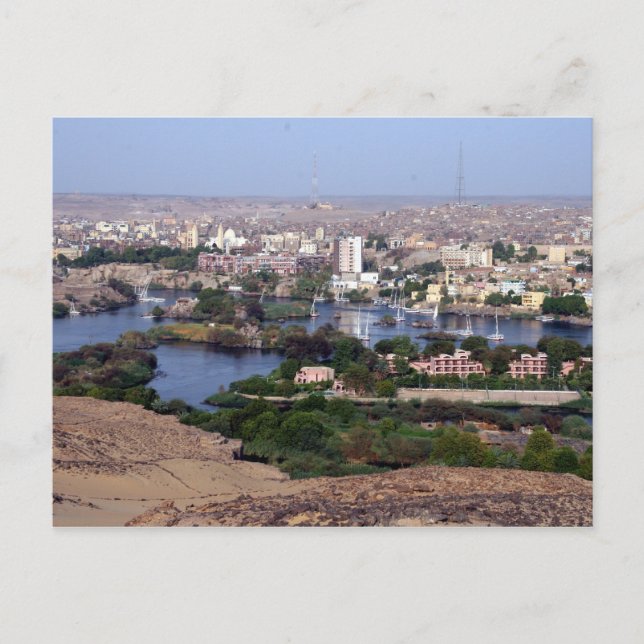 Postal aswan nile (Anverso)