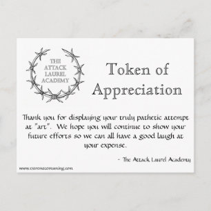 Postal Atacar a Laurel Token