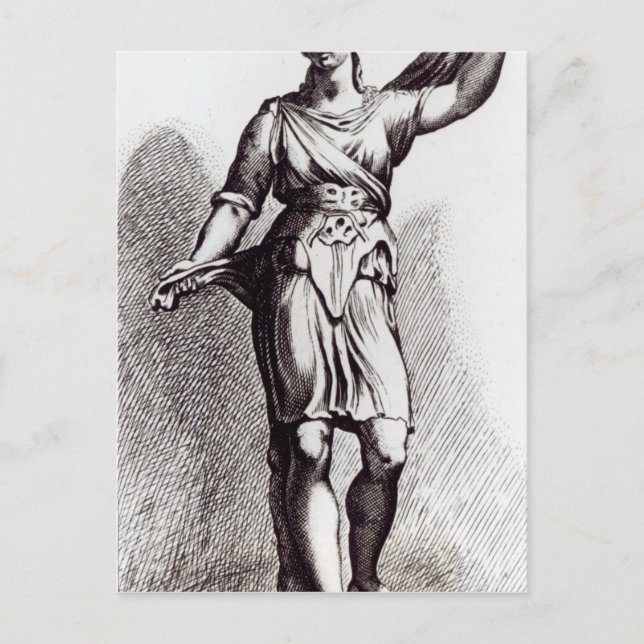 Postal Atalanta, c.1653 (Anverso)