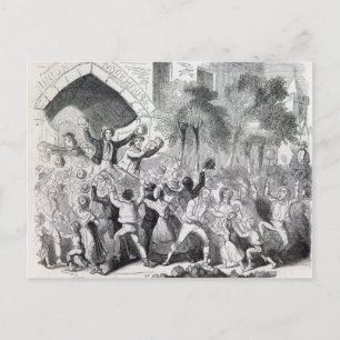 Postal Ataque a la casa de trabajo en Stockport en 1842