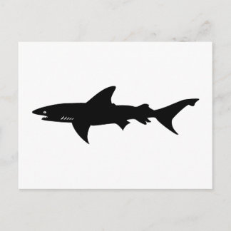 Postal Ataque a tiburones - Buceando con tiburones elegan