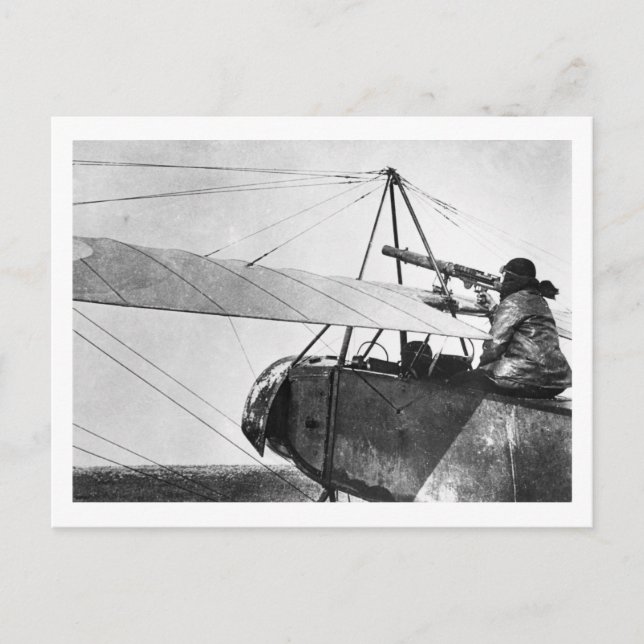 Postal Ataque aéreo durante la batalla de Marne, 19 (Anverso)