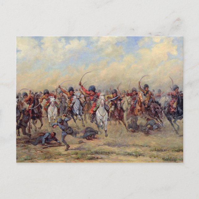 Postal Ataque de la 'División de Ahorro' (Anverso)