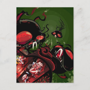 Postal ataque de octobunny