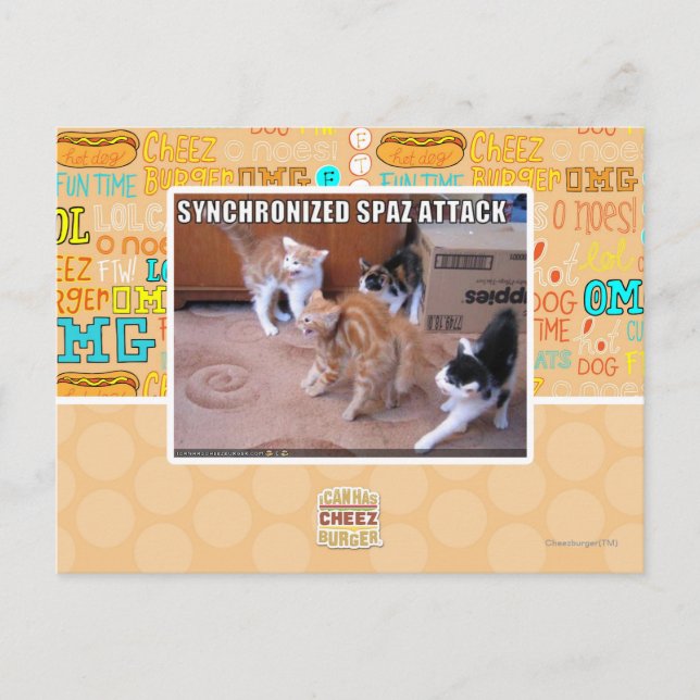 Postal Ataque de paz cronizado (Anverso)