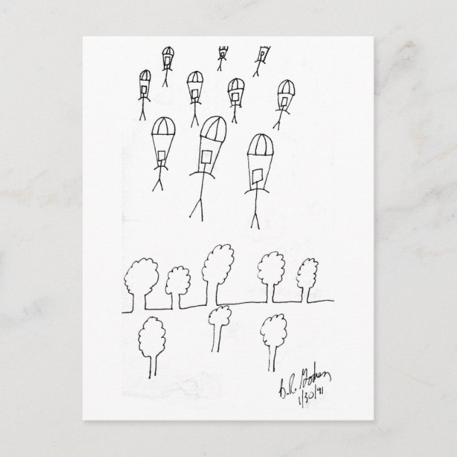 Postal ataque de sicarios (Anverso)