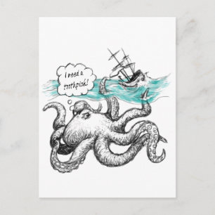 Postal Ataque Octopus