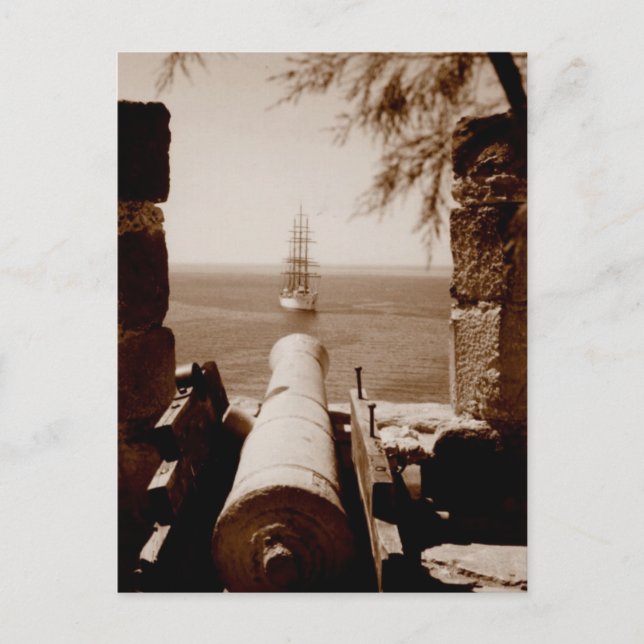 Postal Ataque pirata (Anverso)