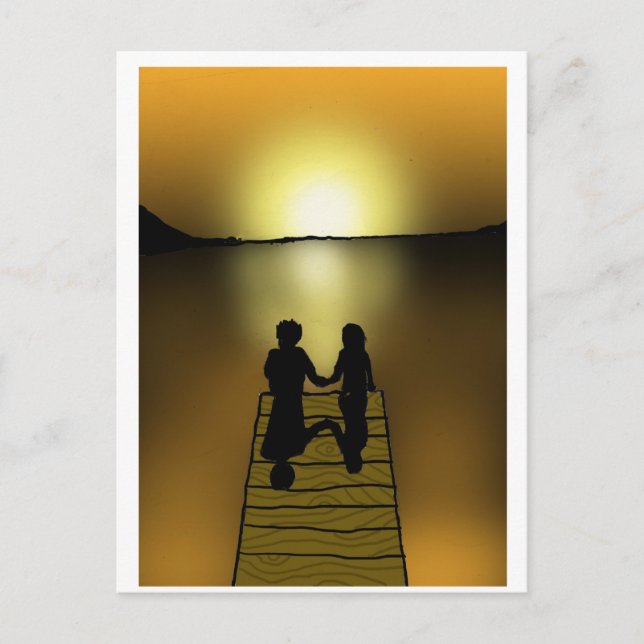 Postal Atardecer (Anverso)