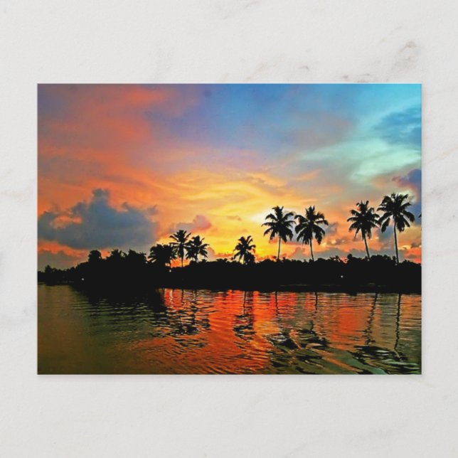 Postal atardecer (Anverso)