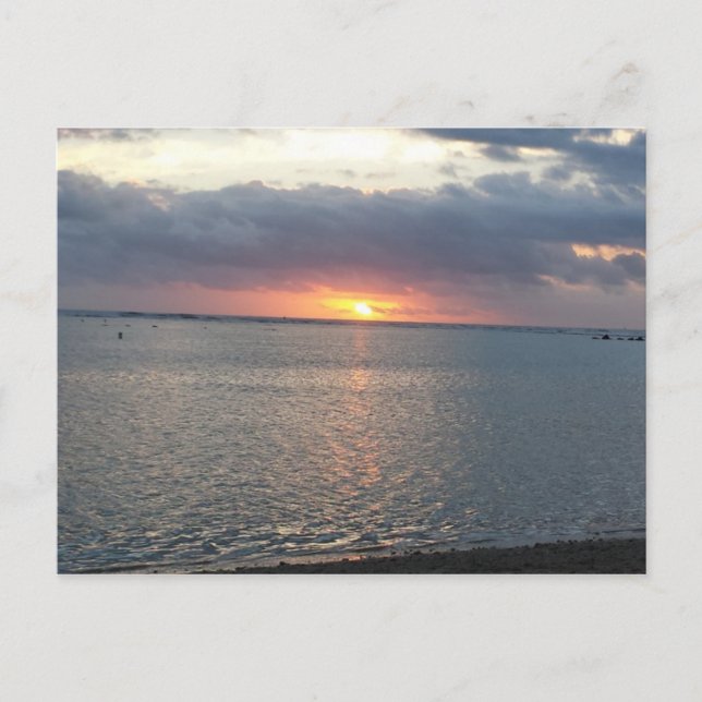 Postal atardecer (Anverso)