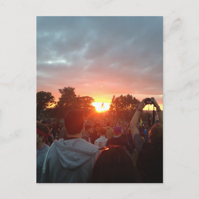 Postal atardecer (Anverso)