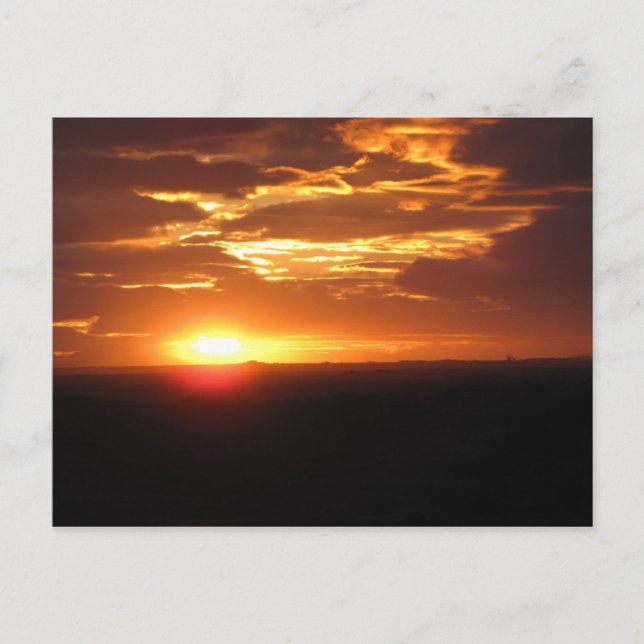 Postal atardecer (Anverso)