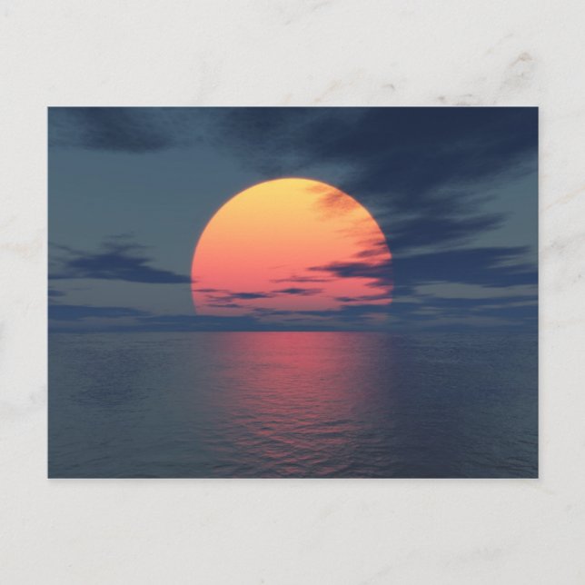 Postal Atardecer (Anverso)