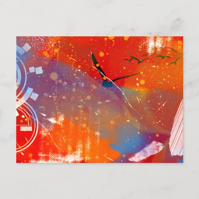 Postal atardecer (Anverso)