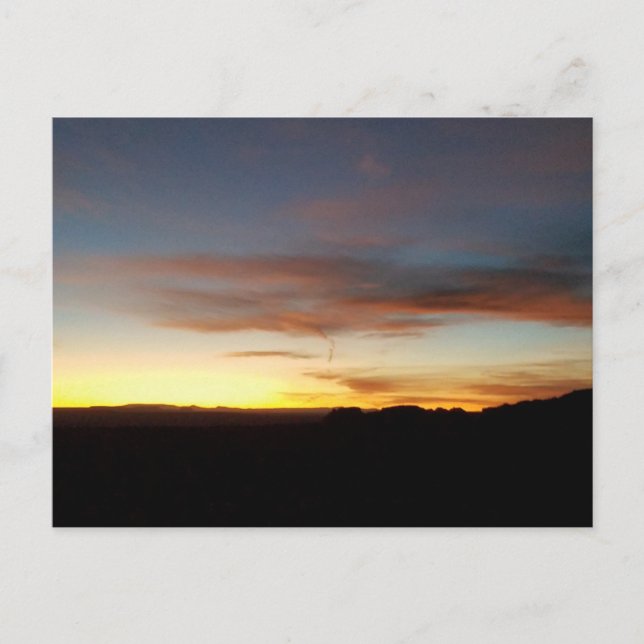Postal atardecer (Anverso)