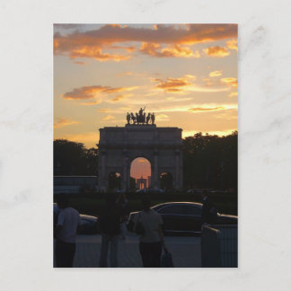 Postal Atardecer con los monumentos
