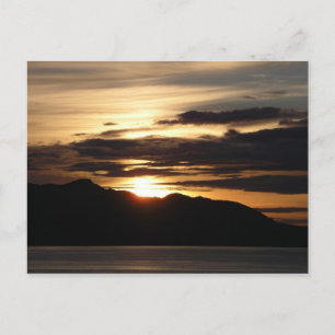 Postal Atardecer de Alaska III Hermosa Fotografía de Alas