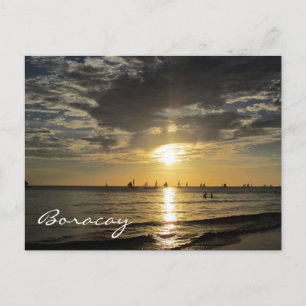 Postal atardecer de boracay