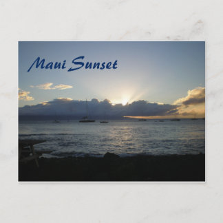 Postal Atardecer de Hawái