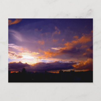 Postal Atardecer de la ciudad